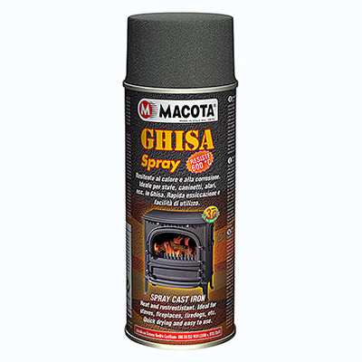 Ghisa spray resistente al calore, per alte temperature fino a 600 Gradi.