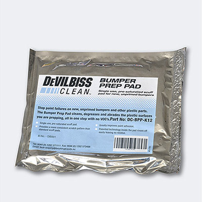 Bumper Prep Pad - Pre-saturated scuff pad for new unprimed bumpers or plastic parts