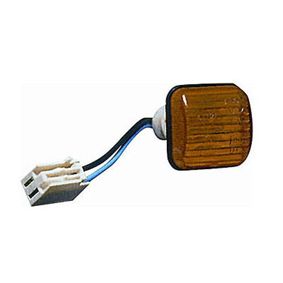 Fanalino Freccia Laterale Destro/Sinistro con Porta Lampada - Arancio