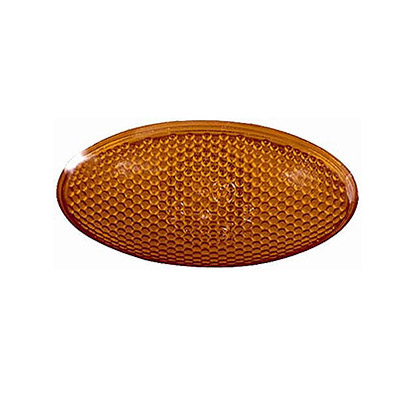 Fanalino Freccia Laterale Destro/Sinistro senza Porta Lampada - Arancio