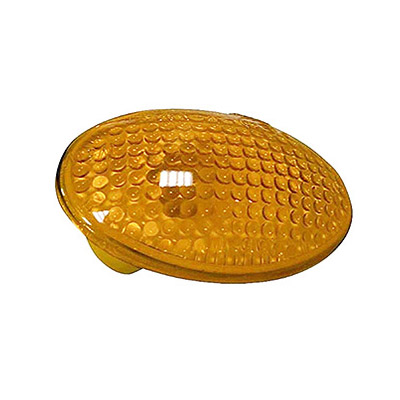 Fanalino Freccia Laterale Destro/Sinistro senza Porta Lampada - Arancio