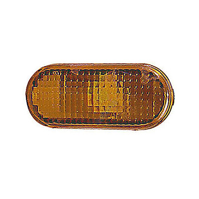 Fanalino Freccia Laterale Destro/Sinistro senza Porta Lampada - Arancio