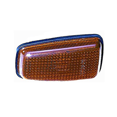 Fanalino Freccia Laterale Destro/Sinistro senza Porta Lampada - Arancio