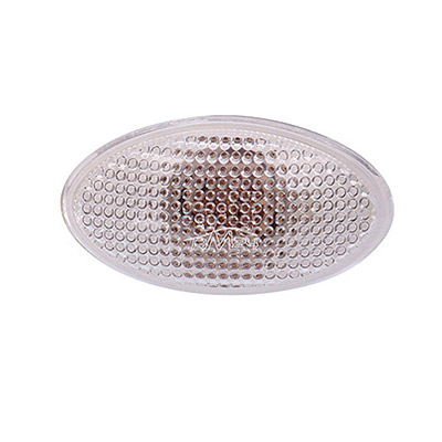 Fanalino Freccia Laterale Destro/Sinistro senza Porta Lampada - Bianco