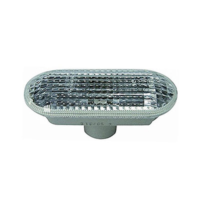 Fanalino Freccia Laterale Destro/Sinistro senza Porta Lampada - Bianco