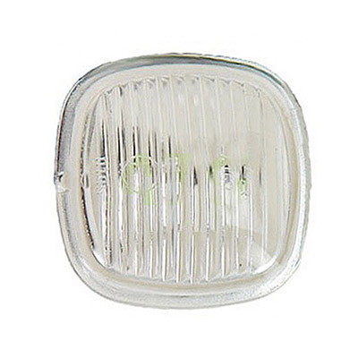 Fanalino Freccia Laterale Destro/Sinistro senza Porta Lampada - Bianco