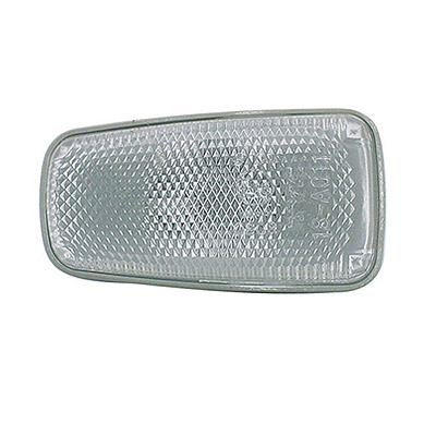 Fanalino Freccia Laterale Destro/Sinistro senza Porta Lampada - Bianco