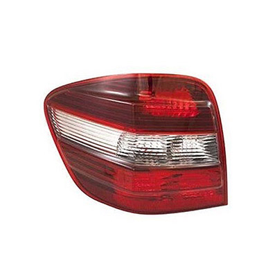 Fanale Posteriore Sinistro senza Porta Lampada - Bianco/Rosso