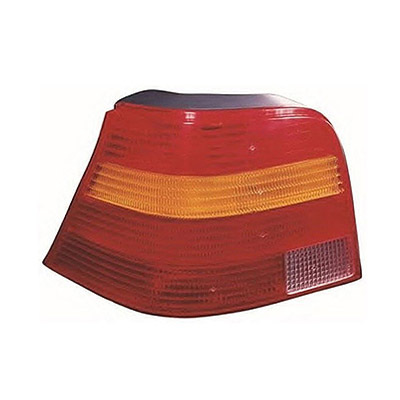 Fanale Posteriore Sinistro senza Porta Lampada - Arancio/Rosso