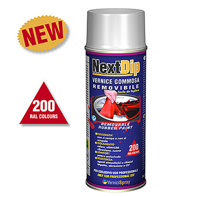 NextDip Peinture en Caoutchouc Amovible spray dans tous les coloris RAL