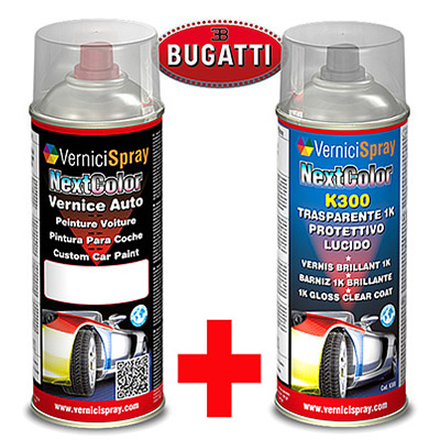 Kit ritocco vernice auto monocomponente per BUGATTI VEYRON - colore originale 59l32643 red prl met