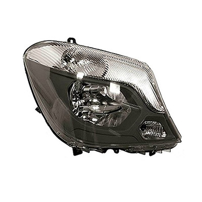 Faro Anteriore Destro - Mod. H7+H7, Elettrico con Motore