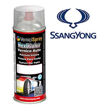Spray Car Touch Up Paint SSANGYONG STAVIC LAK SPACE BLACK MET.