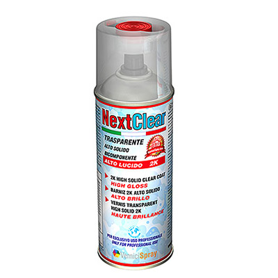 Trasparente Alto Lucido professionale Alto Solido 2k bomboletta spray per carrozzeria auto   Trasparente Lucido