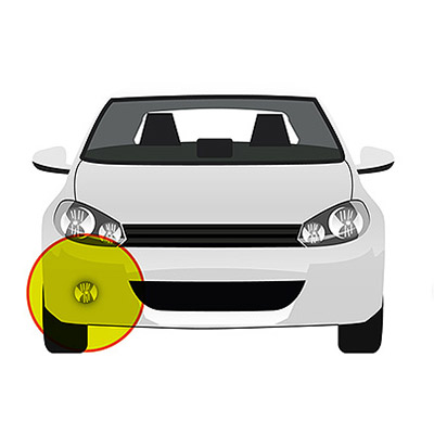 Fog Light Cover - Right Side