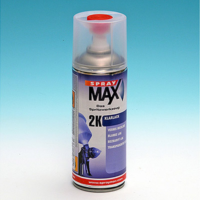 Professional High Gloss 2K Clear Coat SPRAY MAX - High Quality Lacquer in spraycan   Clear Gloss