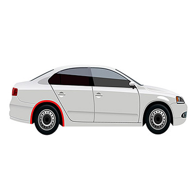 Modanatura Parafango Posteriore Destra