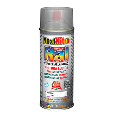 Peinture Nitro spray brillante couleurs RAL
