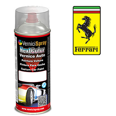 Kit Vernice 2K Spray Kit Vernice Spray MG PRIME Per Auto Ferrari - Bombolette 2 Componenti Con Vernice Trasparente Giallo Modena 4305