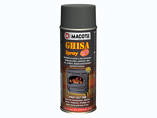 Ghisa spray resistente al calore, per alte temperature fino a 600 Gradi.  