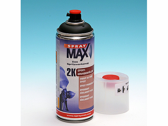 2k Epoxy Primer in spray for the best adhesion on aluminum, galvanized steel, iron, alloys  