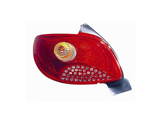 Fanale Posteriore Destro senza Porta Lampada peugeot 206+ 2009 - 2013