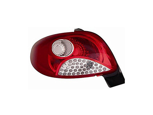 Fanale Posteriore Destro senza Porta Lampada - Bianco/Rosso peugeot 206+ 2009 - 2013