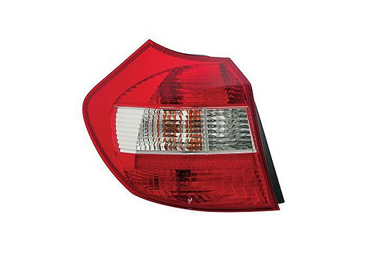 Fanale Posteriore Destro senza Porta Lampada - Bianco/Rosso bmw 1 series 2004 - 2007