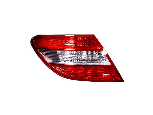 Fanale Posteriore Sinistro senza Porta Lampada - Bianco/Rosso mercedes classe c 2007 - 2010