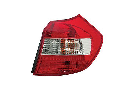 Fanale Posteriore Sinistro senza Porta Lampada - Bianco/Rosso bmw 1 series 2004 - 2007