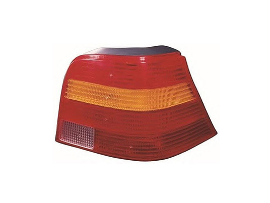 Fanale Posteriore Destro senza Porta Lampada - Arancio/Rosso volkswagen golf iv 1997 - 2003
