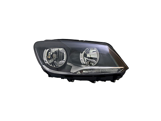 Faro Anteriore Destro - Mod. H7+H15, Elettrico con Motore volkswagen caddy 2011 - 2015