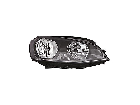 Faro Anteriore Destro - Mod. H7+H15, Elettrico con Motore volkswagen golf vii 2012 - 2016