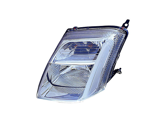 Faro Anteriore Sinistro - Mod. H4, Elettrico con Motore citroen c2 2003 - 2007