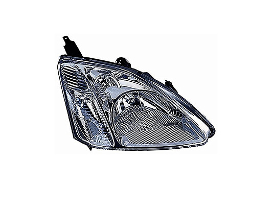 Faro Anteriore Sinistro - Mod. H4, Elettrico con Motore honda civic 2001 - 2003