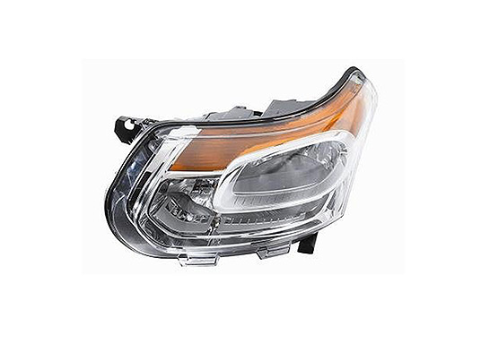 Faro Anteriore Destro - Mod. H7+H1, Elettrico con Motore citroen c3 picasso 2009 - 2011