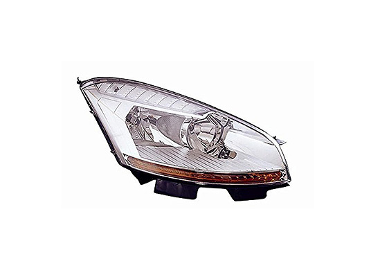 Faro Anteriore Destro - Mod. H7+H1, Elettrico con Motore citroen c4 picasso 2007 - 2010