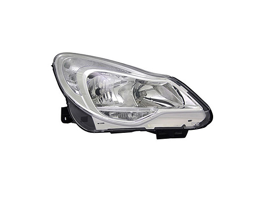 Faro Anteriore Destro - Mod. H7+H1, Elettrico con Motore opel corsa 2011 - 2013