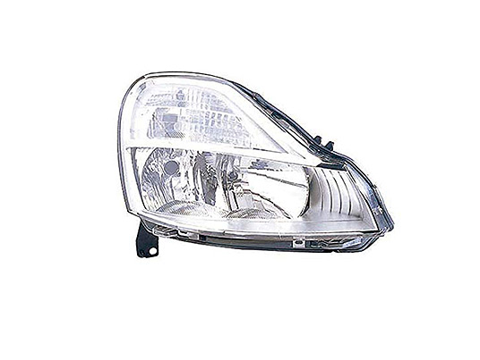 Faro Anteriore Destro - Mod. H7+H1, Elettrico con Motore renault modus 2008 - 2013