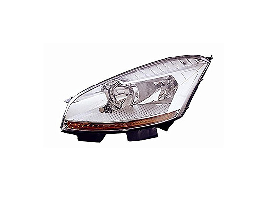 Faro Anteriore Sinistro - Mod. H7+H1, Elettrico con Motore citroen c4 picasso 2007 - 2010