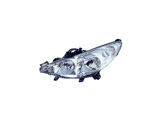 Faro Anteriore Sinistro - Mod. H7+H1, Elettrico con Motore peugeot 207 2009 - 2012