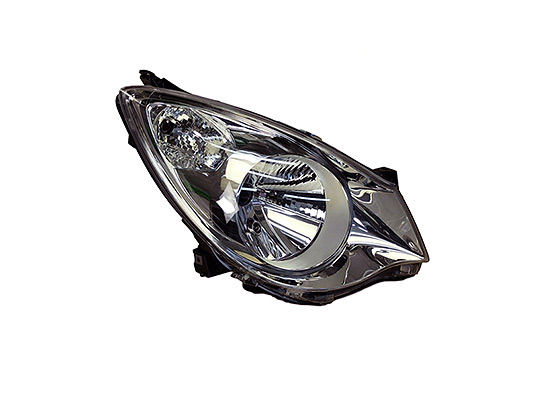 Faro Anteriore Destro - Mod. H4, Elettrico senza Motore opel agila 2008 - 2015