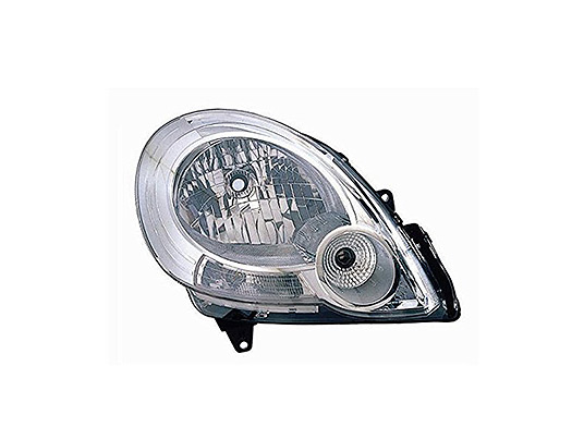 Faro Anteriore Destro - Mod. H4, Elettrico senza Motore renault kangoo 2007 - 2012
