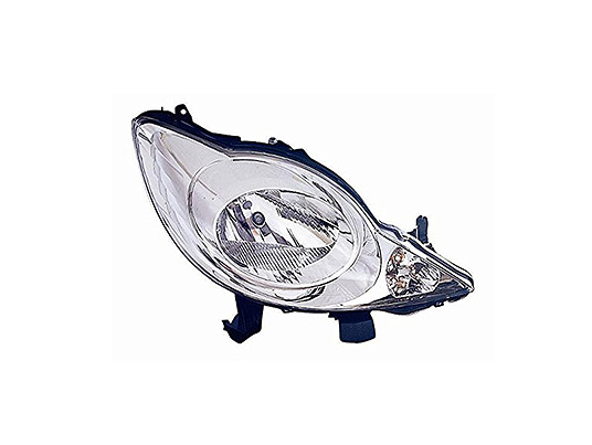 Faro Anteriore Destro - Mod. H4, Elettrico senza Motore peugeot 107 2005 - 2012