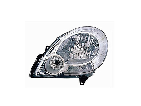 Faro Anteriore Sinistro - Mod. H4, Elettrico senza Motore renault kangoo 2007 - 2012