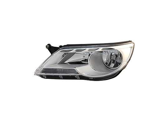 Faro Anteriore Destro - Mod. H7+H7, Elettrico con Motore volkswagen tiguan 2007 - 2011