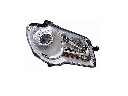 Faro Anteriore Destro - Mod. H7+H7, Elettrico con Motore volkswagen touran 2006 - 2010