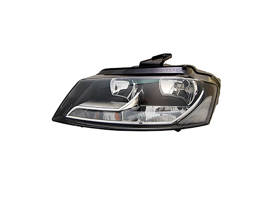 Faro Anteriore Destro - Mod. H7+H7, Elettrico con Motore audi a3 2008 - 2011