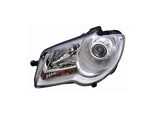 Faro Anteriore Sinistro - Mod. H7+H7, Elettrico con Motore volkswagen touran 2006 - 2010
