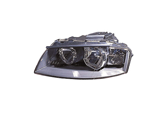 Faro Anteriore Sinistro - Mod. H7+H7, Elettrico con Motore audi a3 2003 - 2008